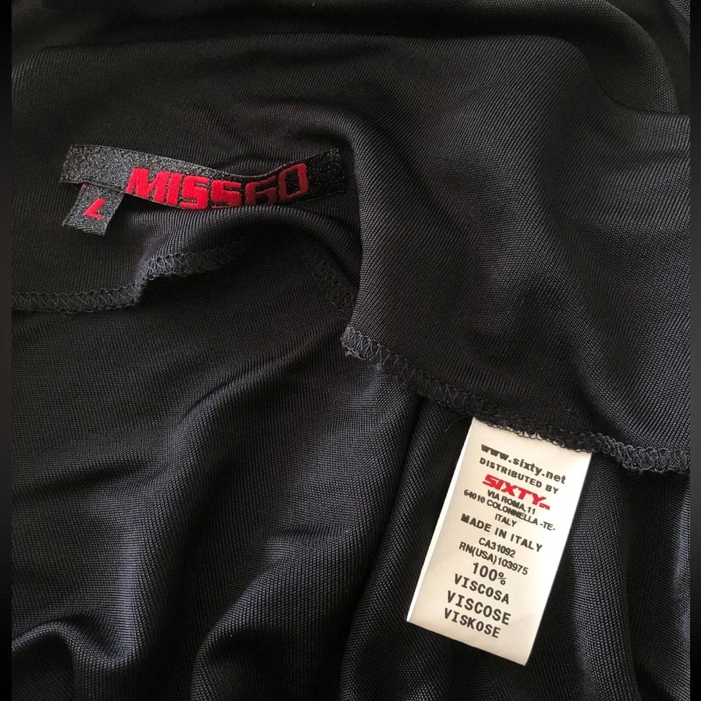 2000s miss sixty black butterfly mesh corset back/ black dress with open back - Picture 6 of 10